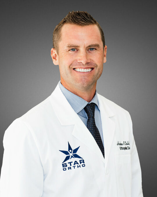 Dr. Andrew Dold, orthopedic surgeon and sports medicine specialist at Star Orthopedics and Sports Medicine in Frisco, TX