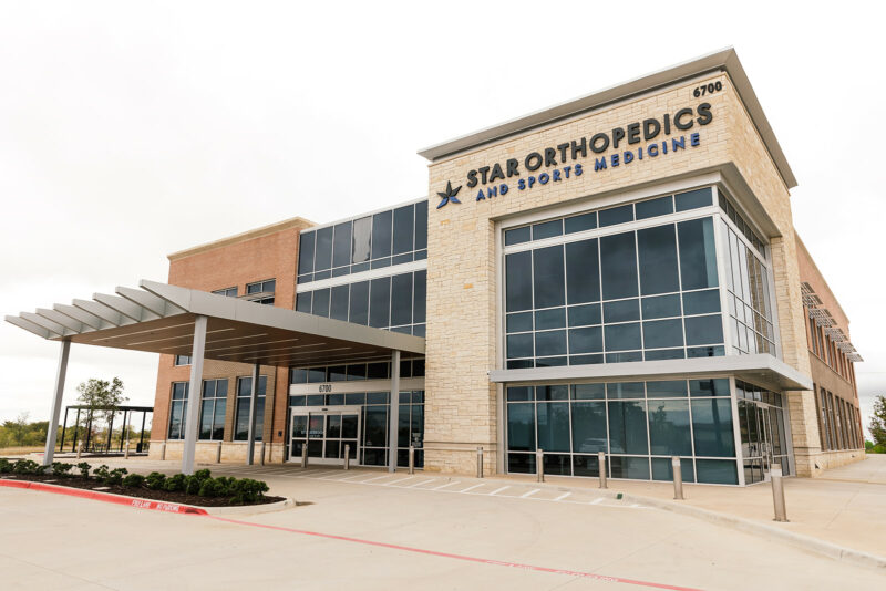 Exterior of the Star Orthopedics and Sports Medicine office building in Frisco, TX